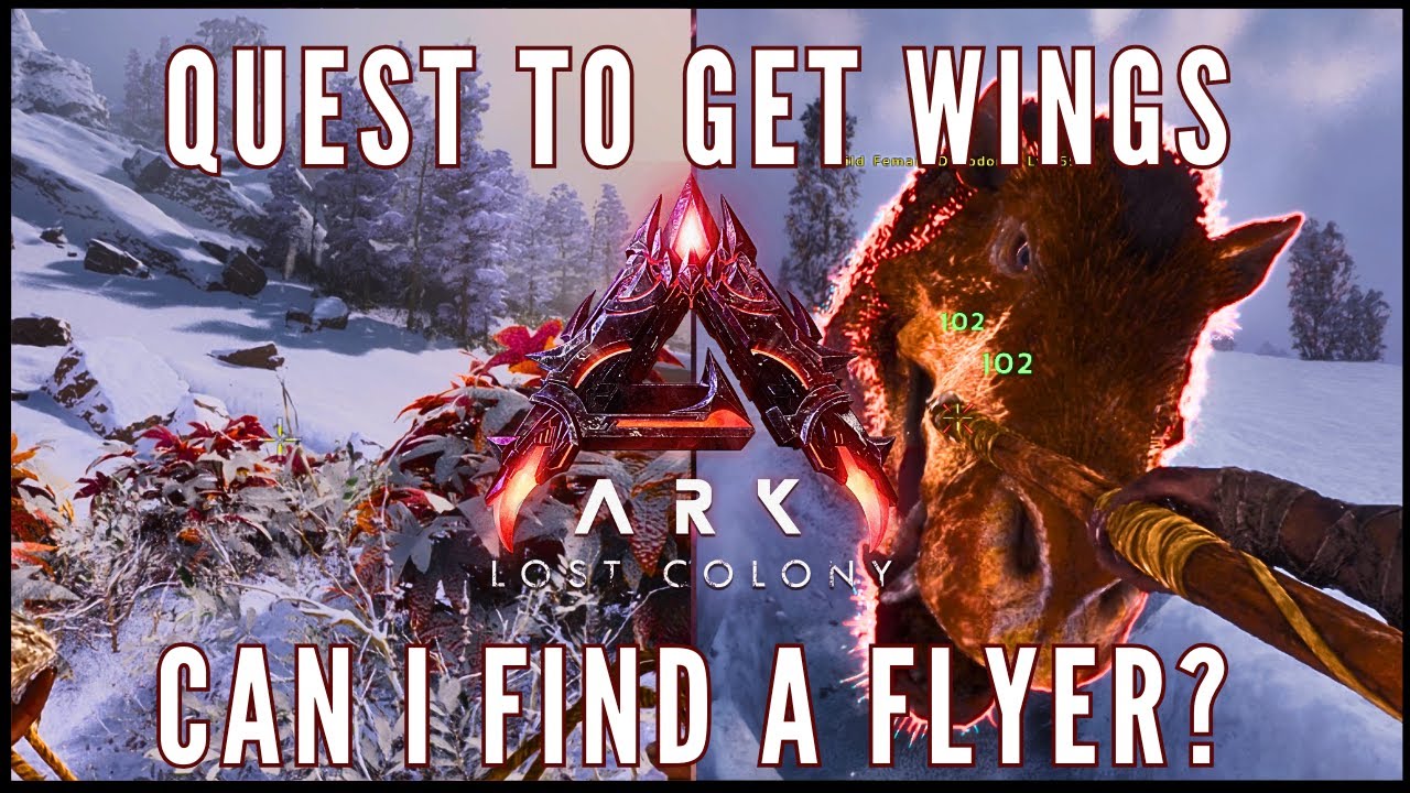 ARK:LOST COLONY - Can I complete my quest to get a flyer!  [ep4] #arksurvivalascended #lostcolony