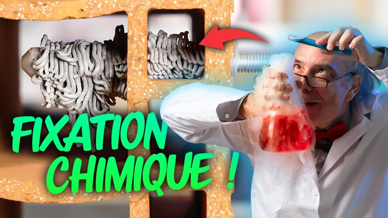 LA FIXATION CHIMIQUE 👉 C'EST DU BÉTON MÊME DANS LA BRIQUE !