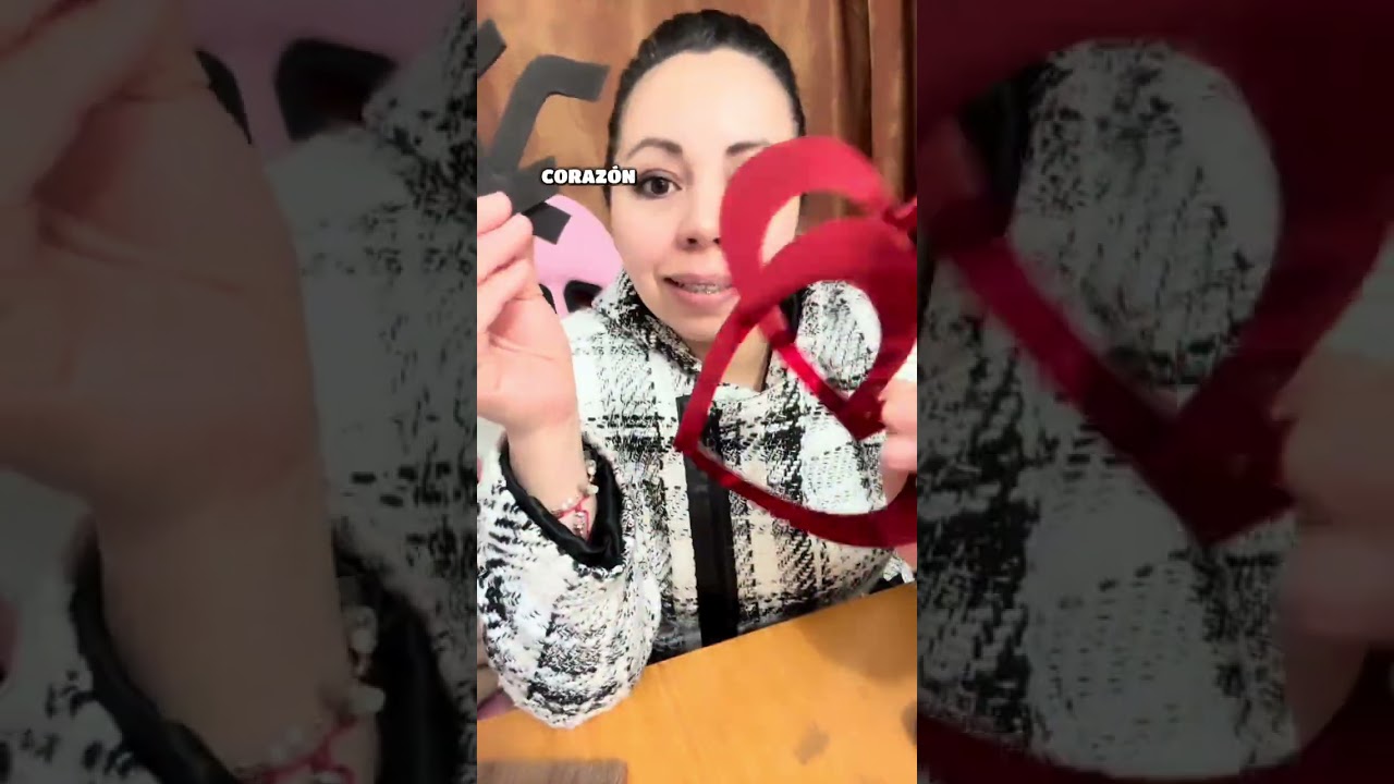 Detalle para San Valentín en Cartón corrugado 🔒❤️