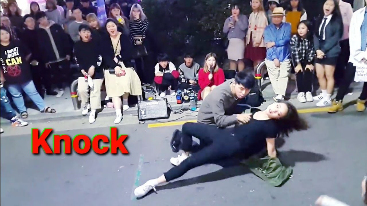 《NastyNasty_#Knock》#진수성찬 네스티네스티#노크 #커플댄스 2018.09.25 HongDae Busking 홍대버스킹 #SnowHorse