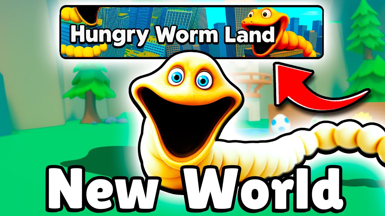 *НОВЫЙ МИР* Hungry Worm Land в Brainrot Evolution! (Roblox)