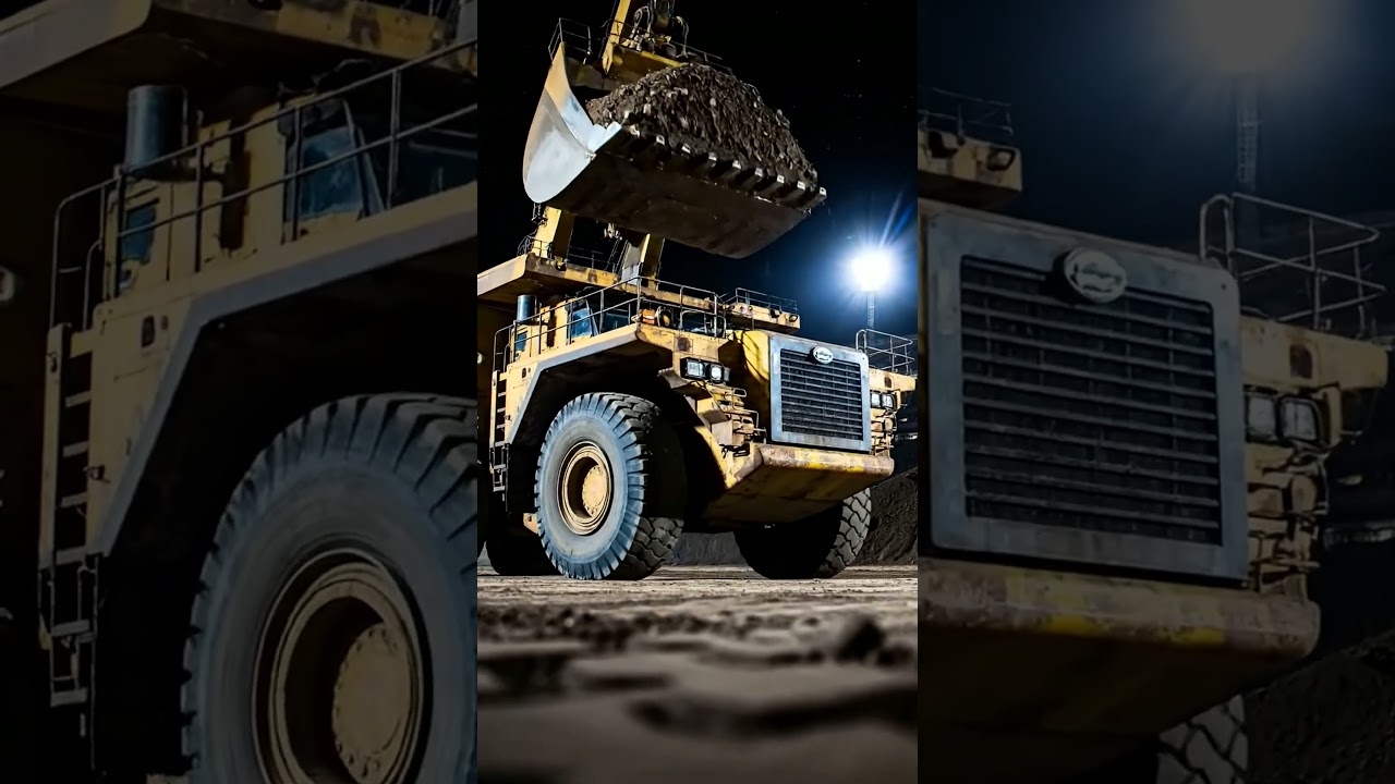 Massive Excavator & Dump Truck: Quarry Power! 🚚💥 