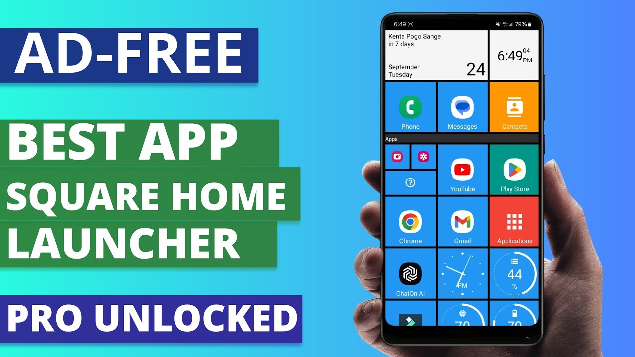 Best Square Home Launcher App for Android