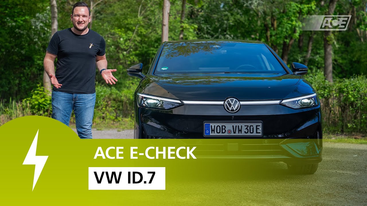 VW ID.7 im ACE E-CHECK - Das beste E-Auto aus Deutschland?