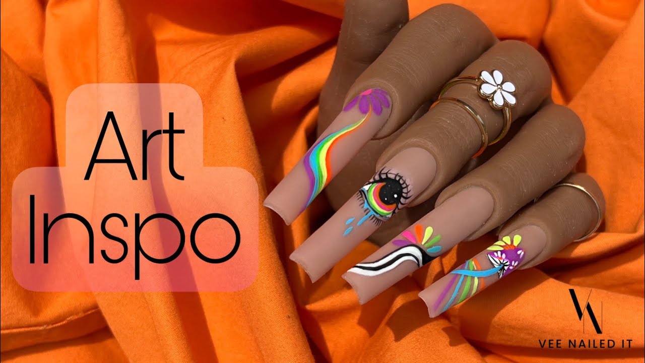 Summer Neon Nail Art Inspo | Recreating Art | Nail Tutorial & EZ Prep For Practice Hand
