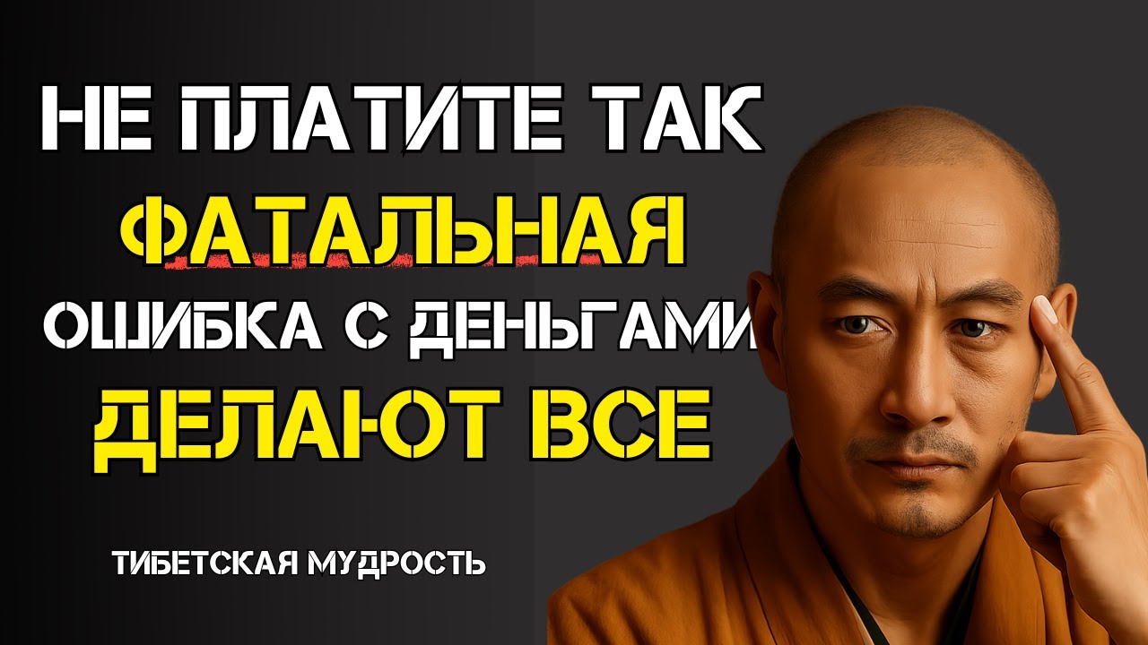 ДЕНЕГ НЕ УДЕРЖИТЕ! Если платите вот так — утечка начнётся сразу | Мудрость Тибета