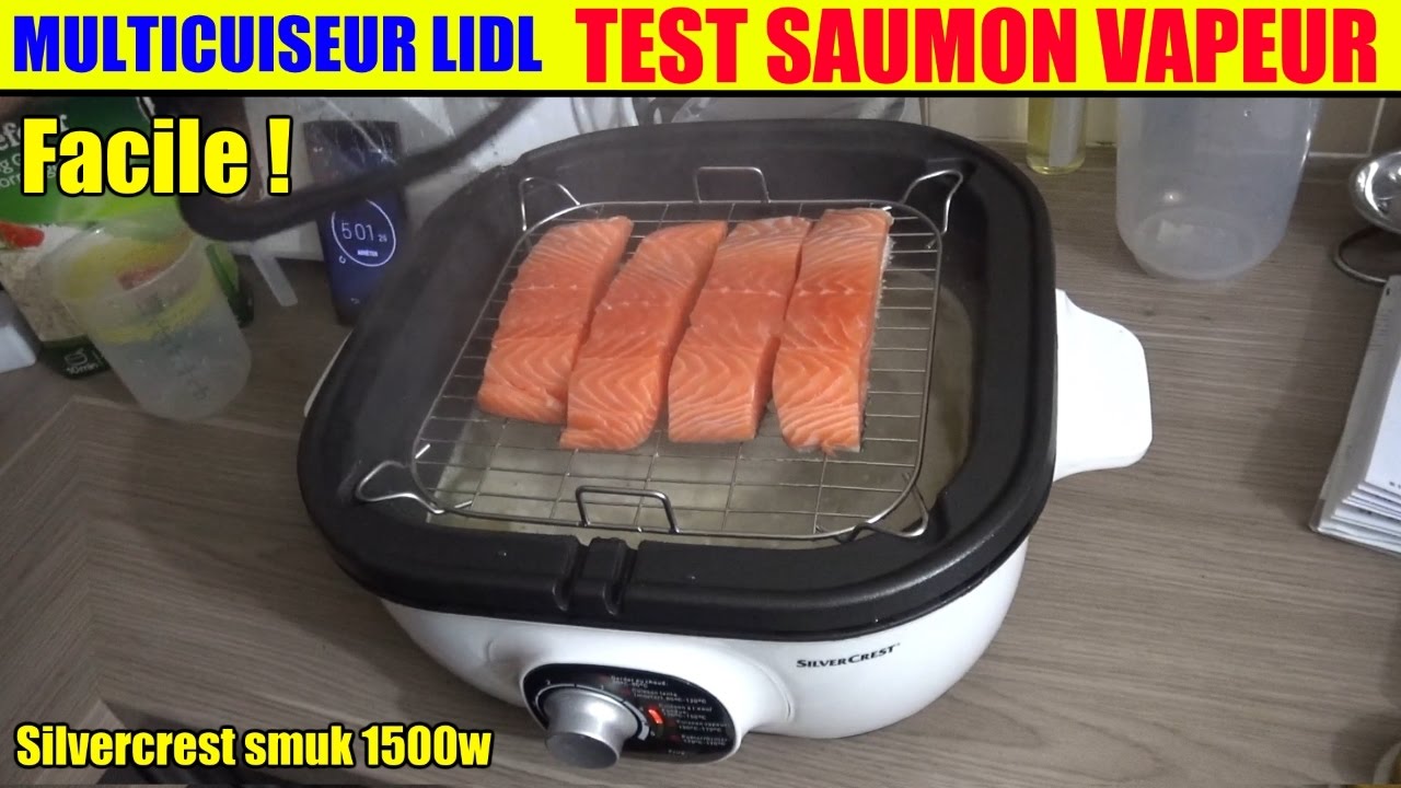 multicuiseur lidl silvercrest test saumon vapeur cooker multikocher