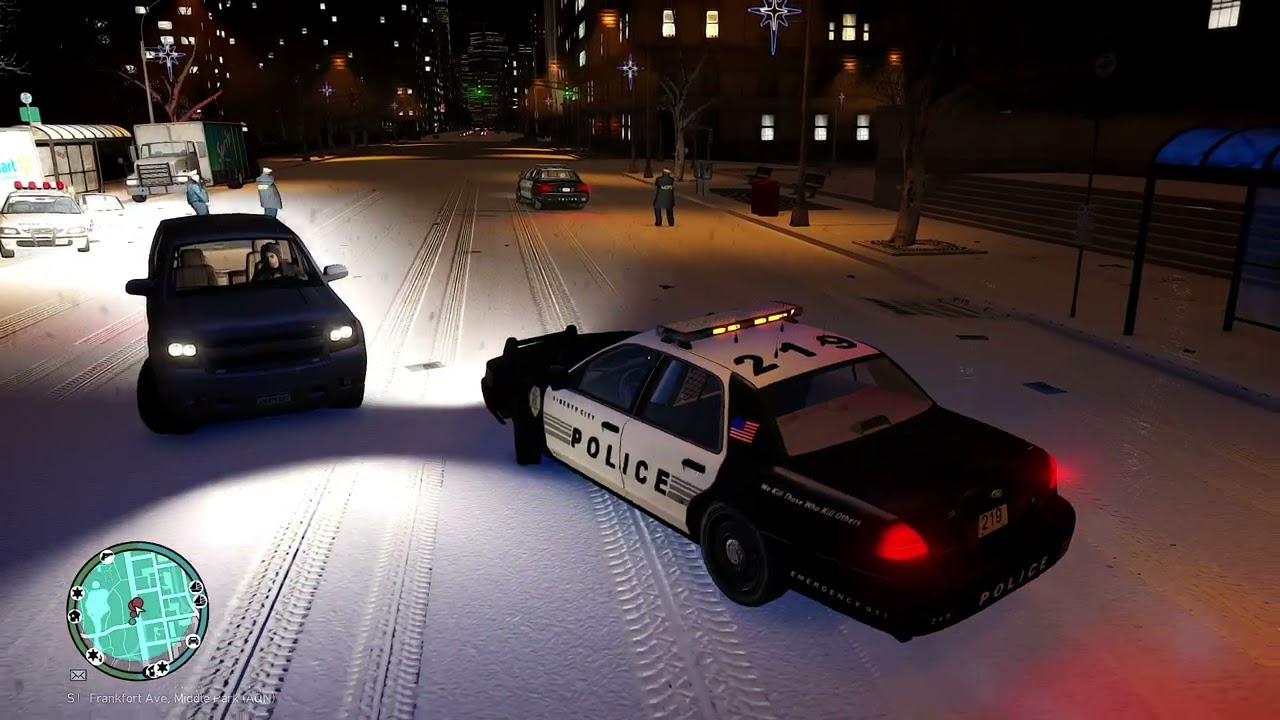 GTA IV LCPDFR - GUY STEALS POLICE CAR!