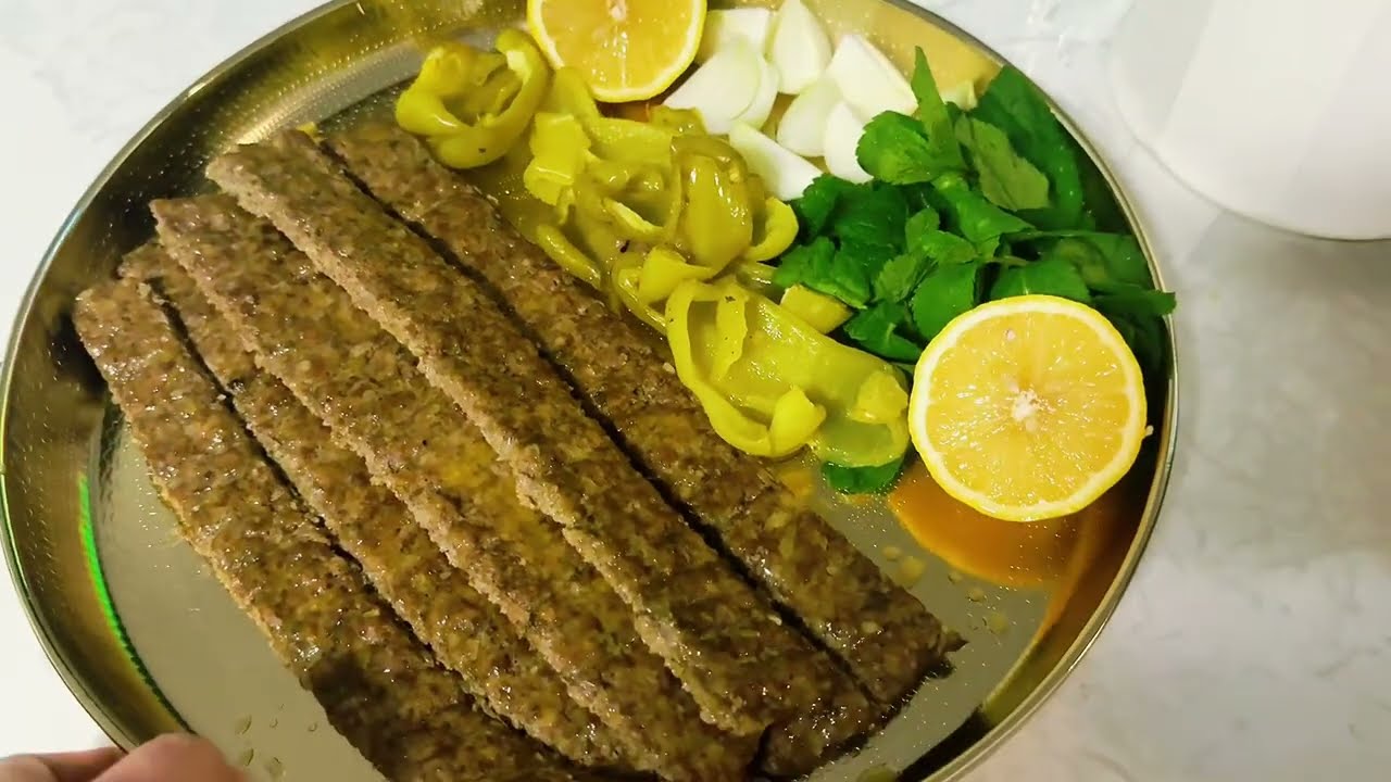 طرز تهیه کباب کوبیده در فر (داش) خوشمزه مثل زغال 🍢🔥