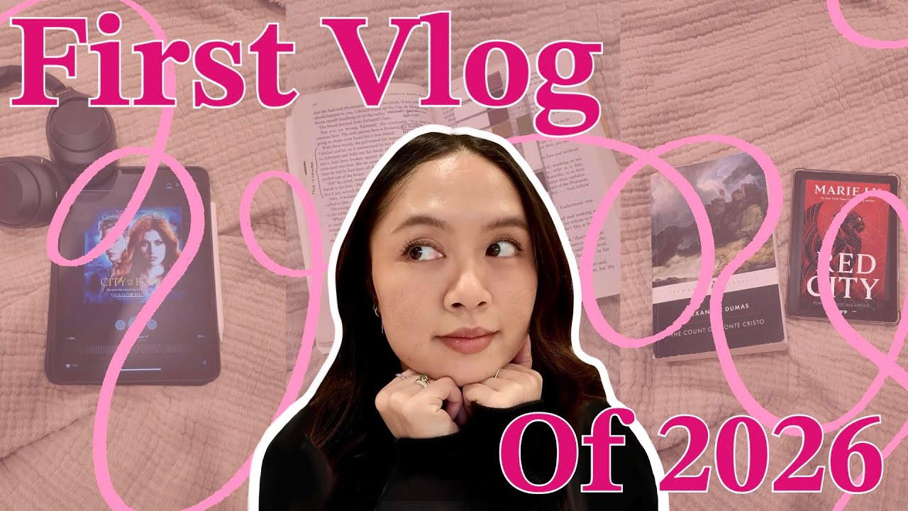 First Vlog of 2026 ✨ books i'm reading, baking cinnamon buns, face-time vibes