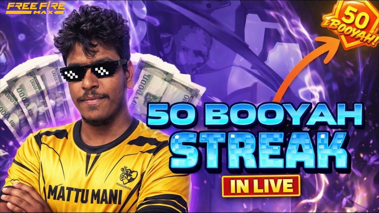 தமிழ் - 🔥 Road to  GRANDMASTER RANK PUSH {DAY - 40}🔥||Garena-FreeFire Max Live #mattumanii