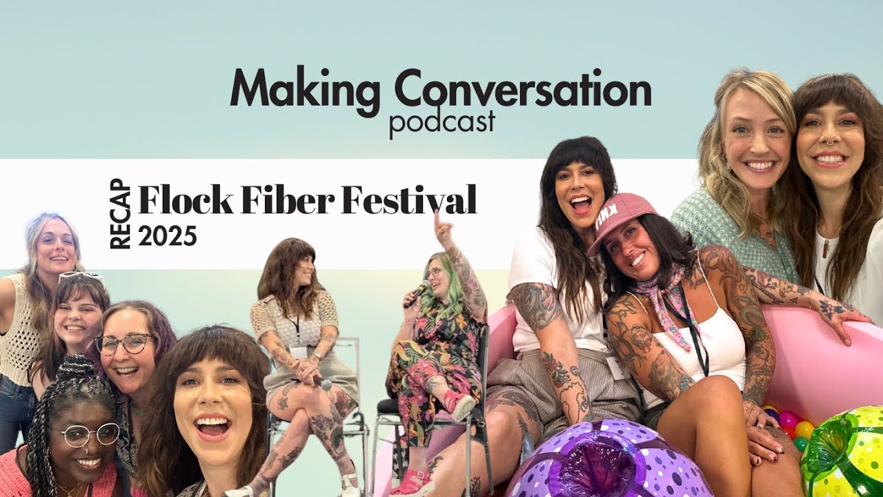 Flock Fiber Festival 2025 Behind the Scenes 🧶 Recap of Flock Talks, Yarn & Fiber Friends in Seattle