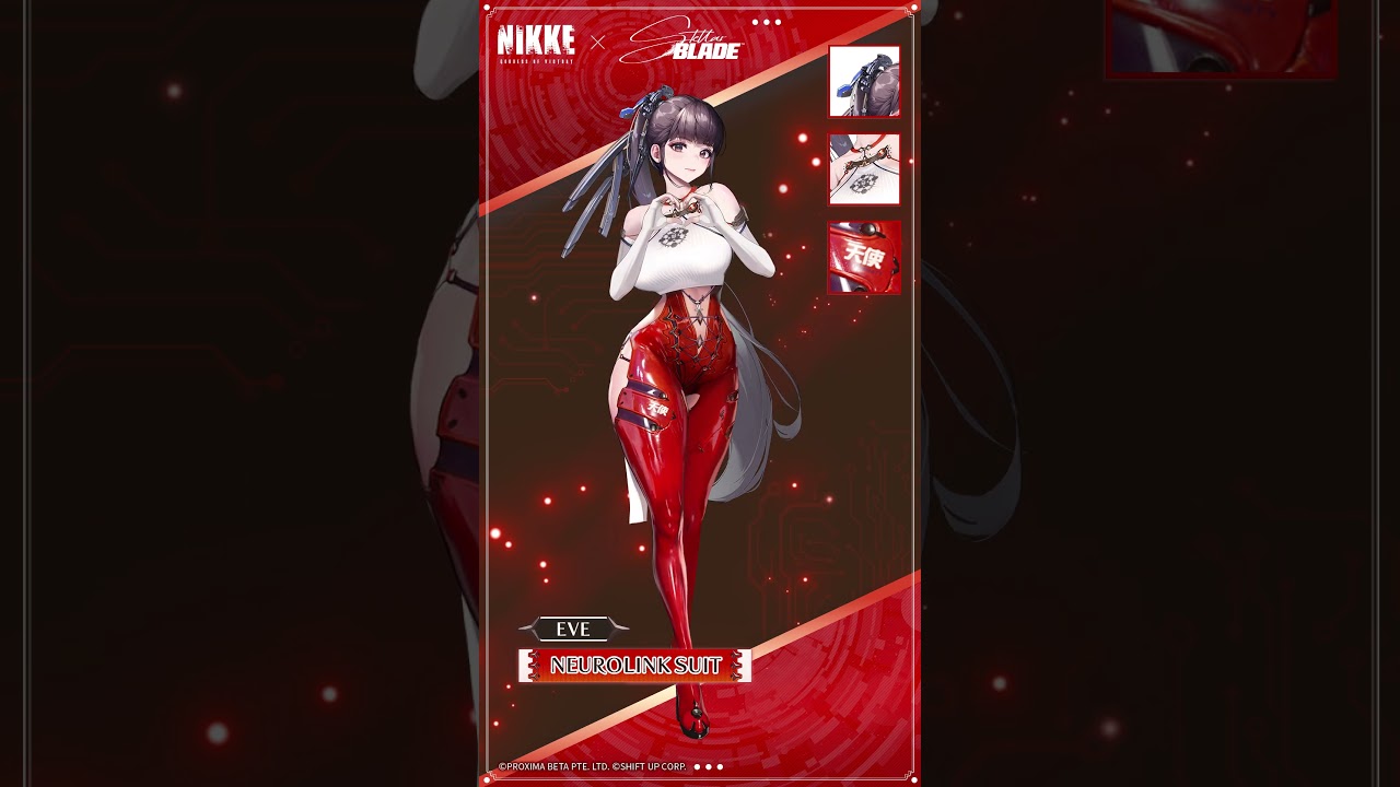 GODDESS OF VICTORY: NIKKE | Costume Introduction - EVE  (Neurolink Suit)