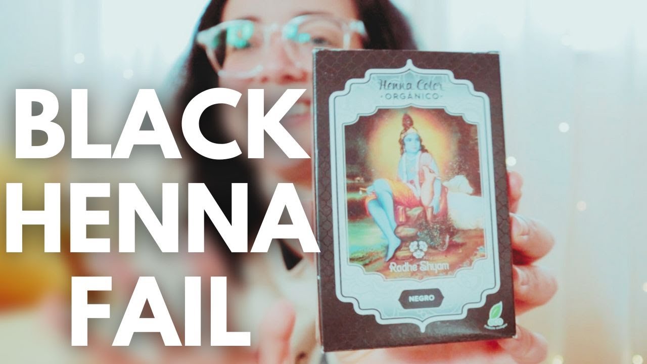 My first (AND LAST) time using Black Henna | Radhe Shyam