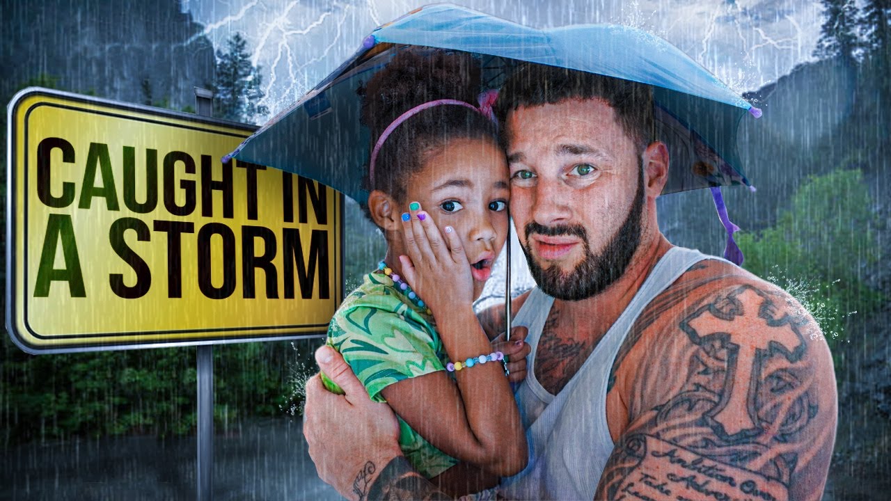 WE GOT CAUGHT IN A HUGE STORM 🌧️