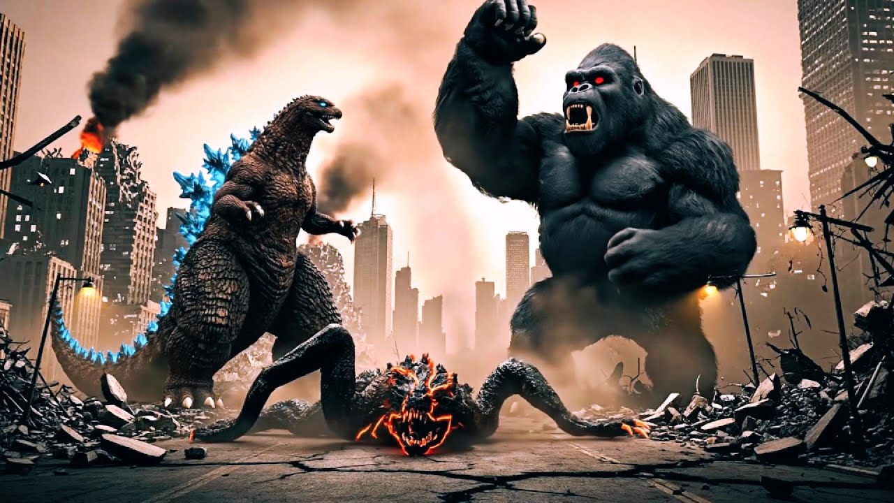 KING KONG VS GODZILLA!The Epic Showdown!