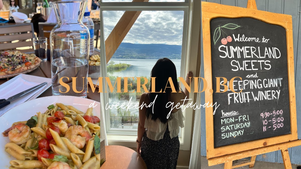 WEEKEND ROADTRIP AND GETAWAY TO SUMMERLAND, BC 🚗 || Summerland Waterfront Resort
