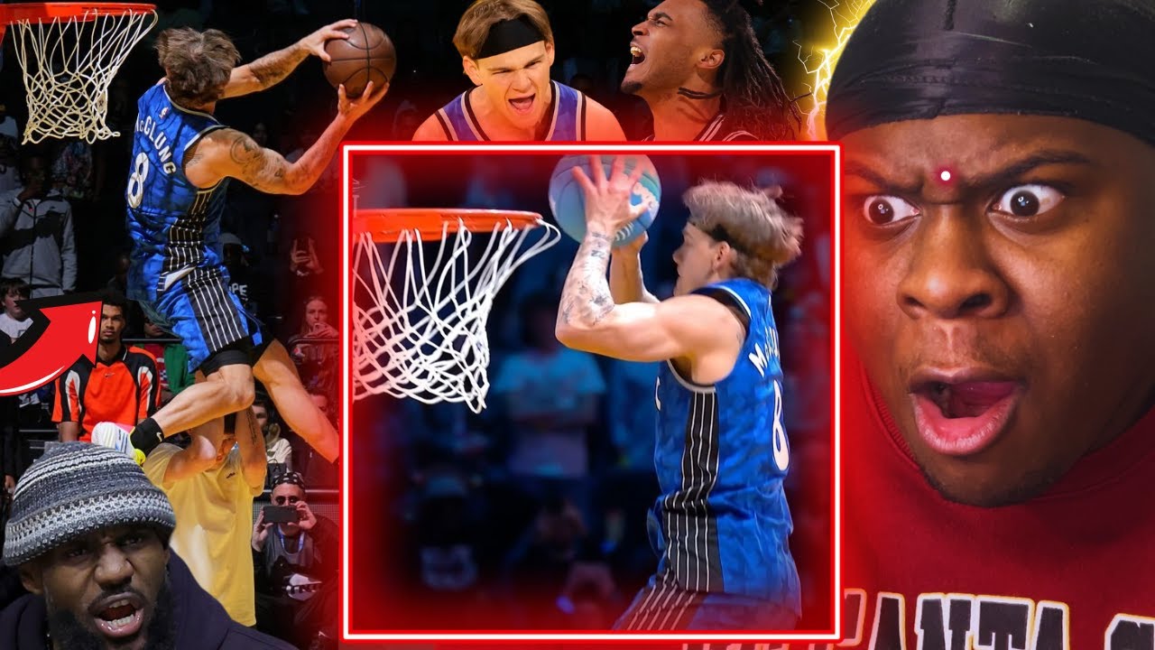 MAC MCCLUNG IS DIFFERENT 😂 🔥2025 NBA Slam Dunk Contest *REACTION*