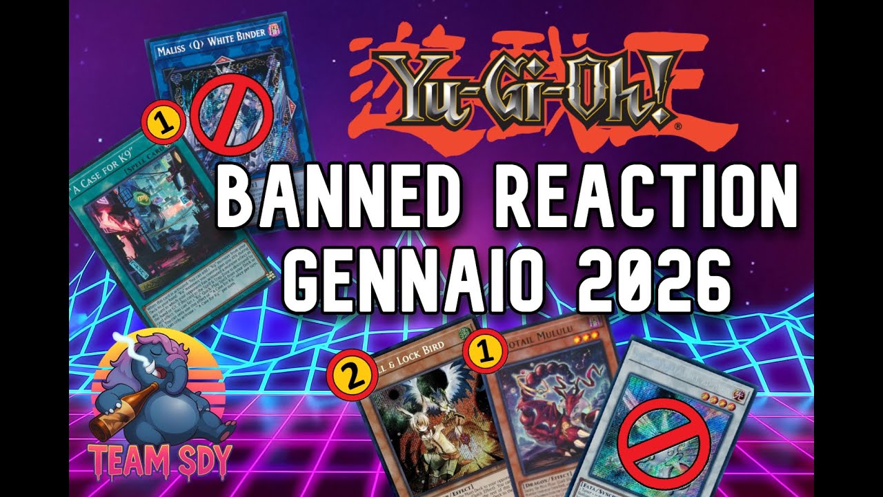 [ITA] KONAMI RISOLVE E CREA PROBLEMI Yu-Gi-Oh Gennaio 2026 Banned Reaction E Analisi By SDY Team
