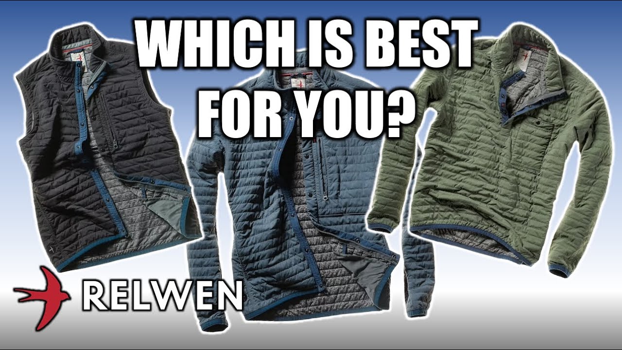 Relwen Windzip Jacket, Popover, and Vest / Which one is right for you? All of them, of course!