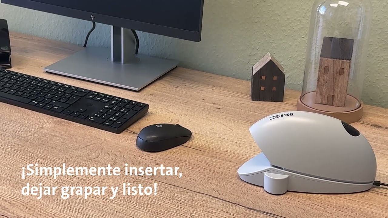 Grapadora eléctrica NOVUS B 90EL – Grapado automático para oficina y home office