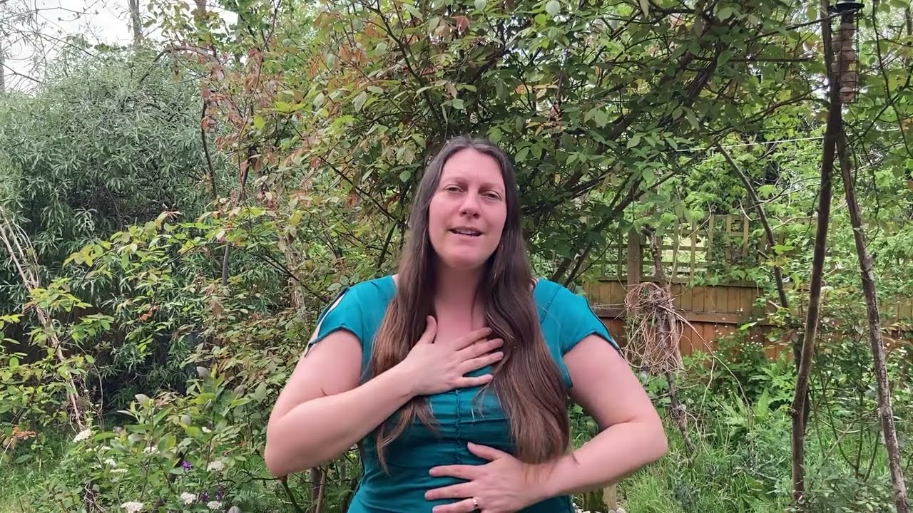 Tall Trees song in British Sign Language (BSL) and singing