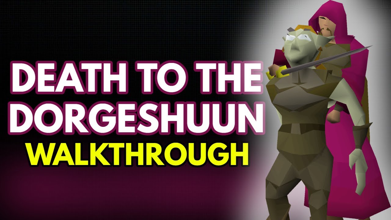 OSRS Death to the Dorgeshuun Quest Guide (Full Walkthrough + Rewards)