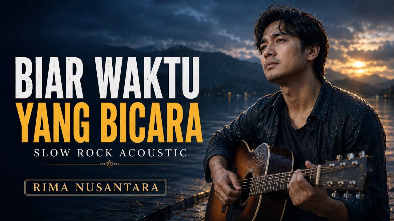 Biar Waktu yang Bicara | (Lagu Galau Terbaru) Slow Rock Acoustic Version 🎸💔