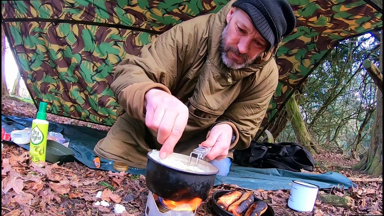 Bangers n Mash в лесу на Trangia Mini