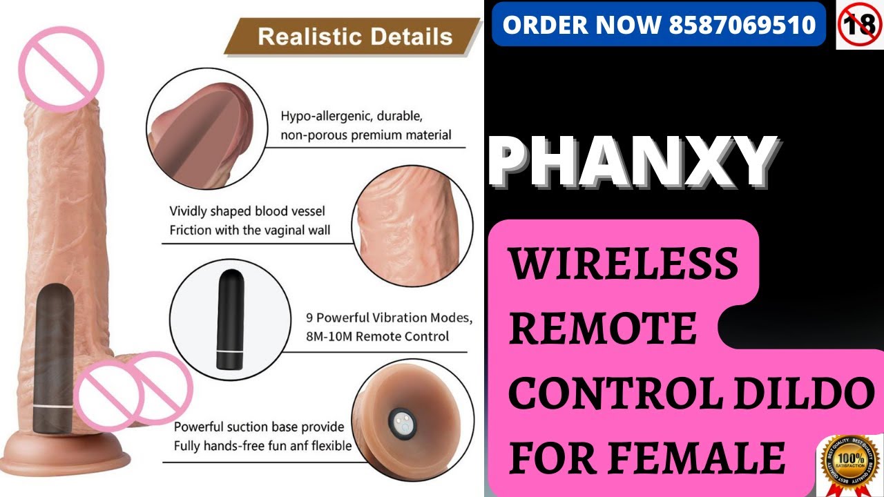 WIRELESS REMOTE CONTROL DILDO FOR FEMALE|| लीजिए रियल पेनिस का अनुभव एक डिलडो में वाइब्रेशन के साथ|