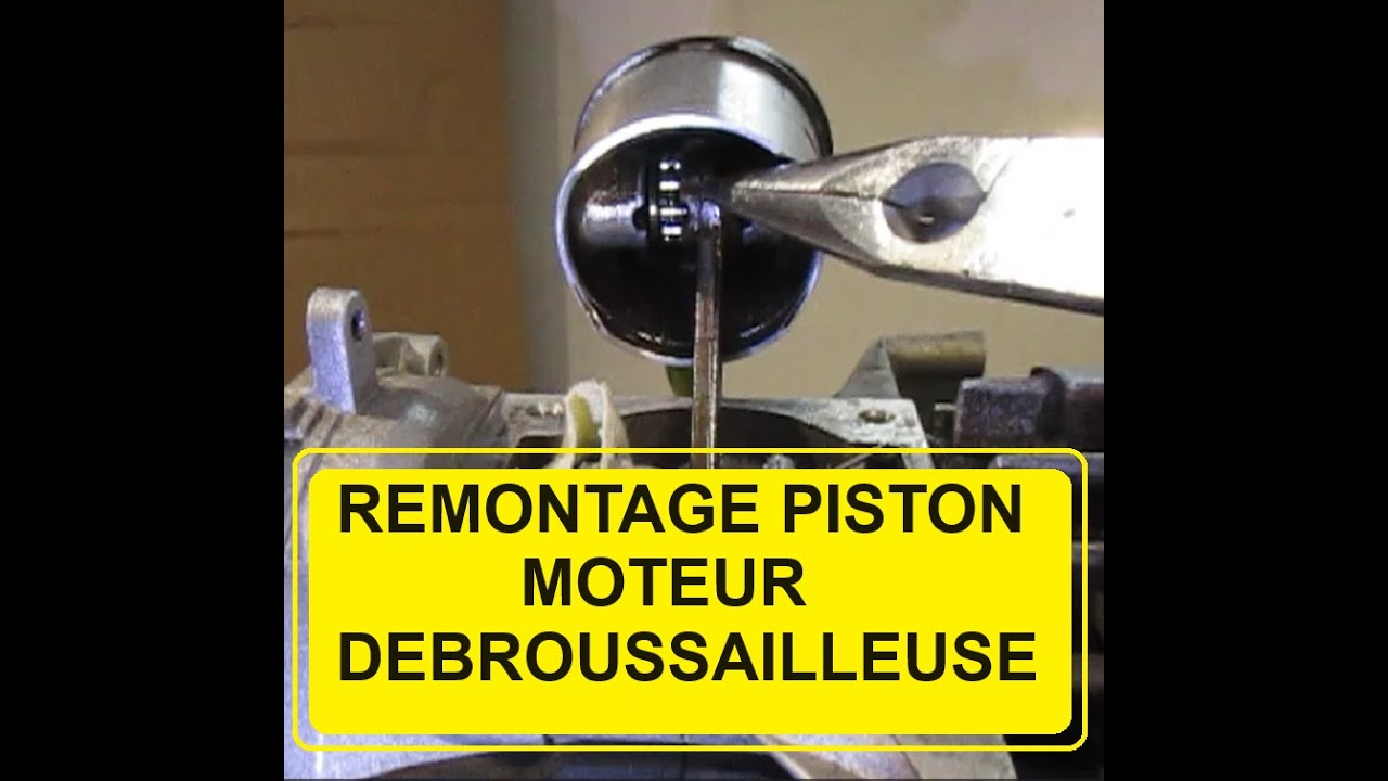 remontage piston moteur débroussailleuse. Remontage piston moteurs 2 ou 4 temps