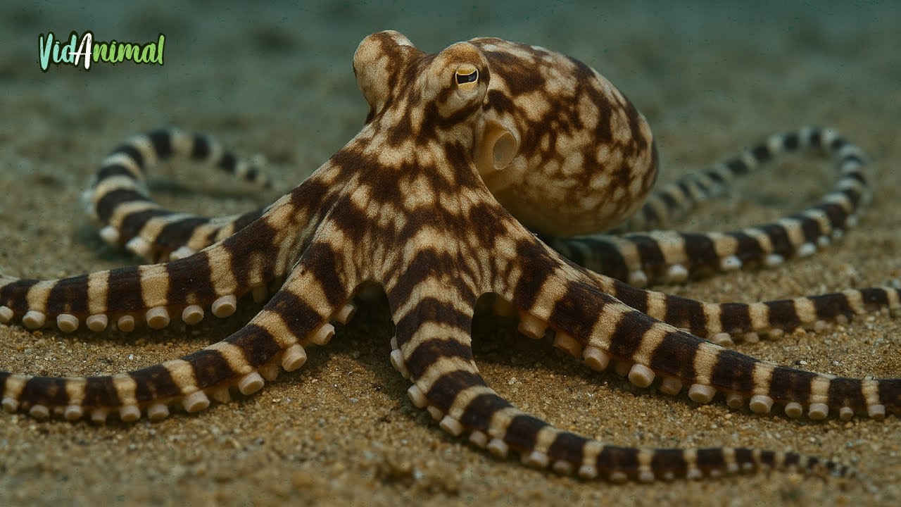 EL PULPO MIMO: El Animal que Puede Imitar a 15 animales diferentes