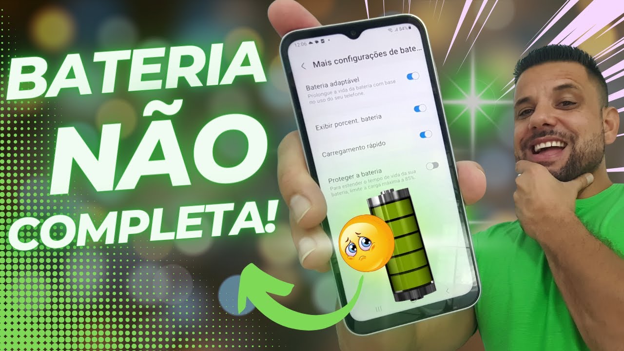 CELULAR SAMSUNG GALAXY A14 NÃO CARREGA MAIS QUE 85% DA BATERIA (COMO RESOLVER)