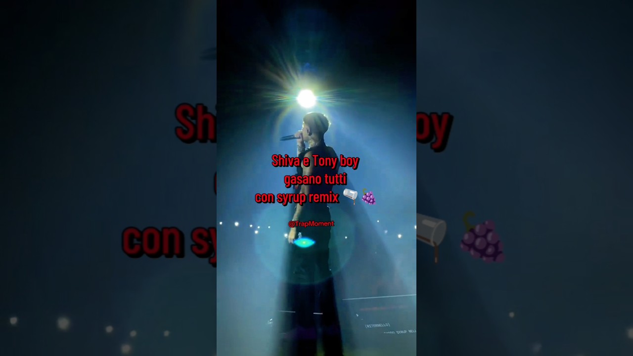 chi preferisce il remix⁉️🫗🍇#shiva #tonyboy #virale #trapper #live #concerto #musica #trap
