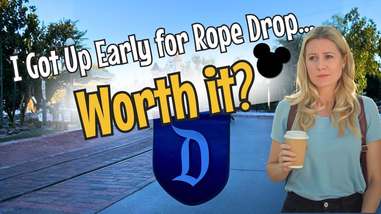 Стоит ли посещать аттракцион Rope Drop в Диснейленде? (Заявленное и фактическое время ожидания)