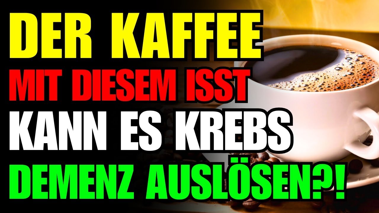 Trink NIEMALS deinen KAFFEE mit diesen Lebensmitteln ☕️ 3 gefährliche Kombinationen + Geheimrezept!