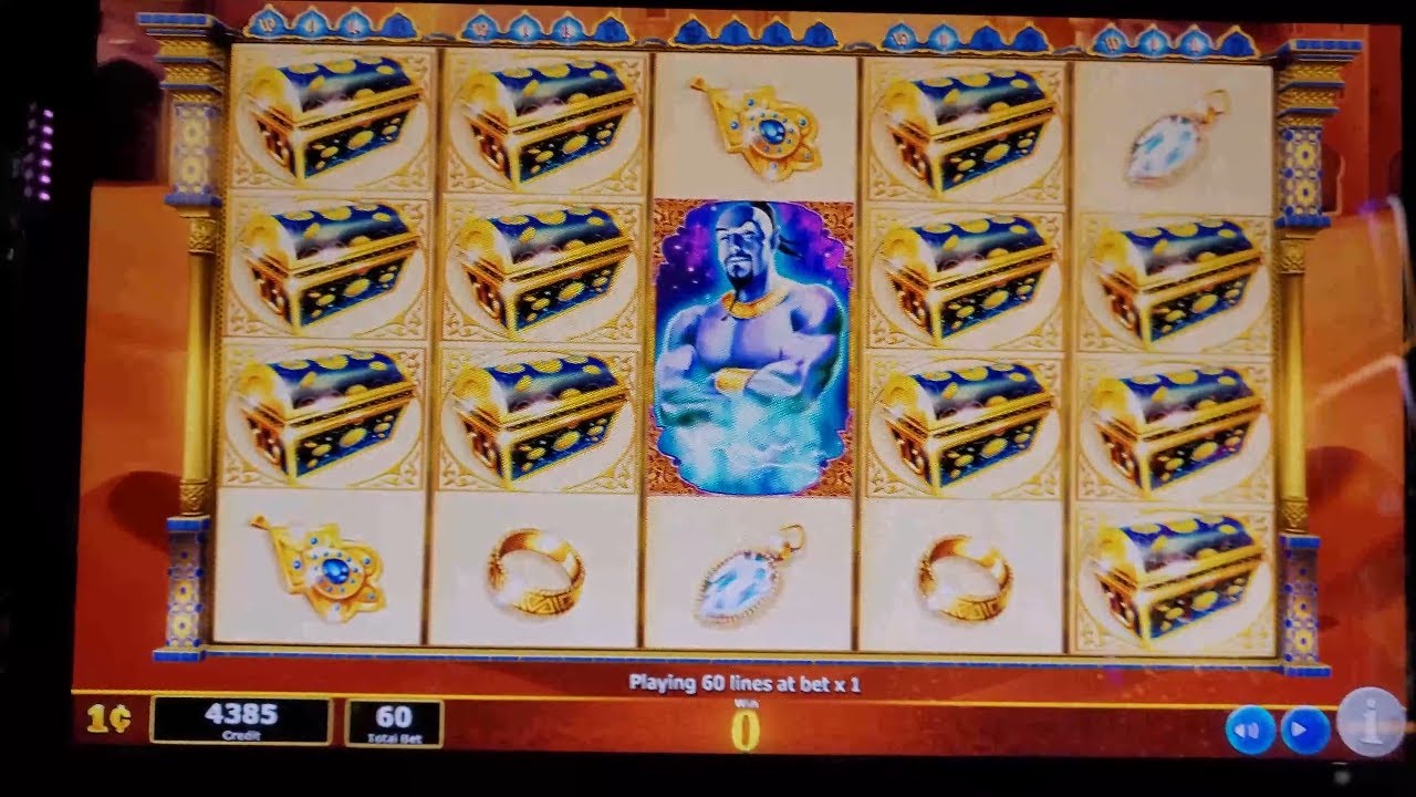 First Spin Bonus On Aladdin's Fortune 3D Leads To Massive Cashout