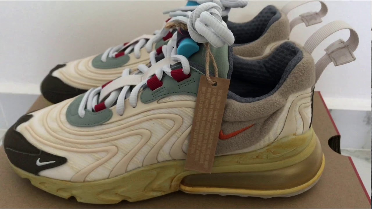 TRAVIS SCOTT AIR MAX 270 + on feet