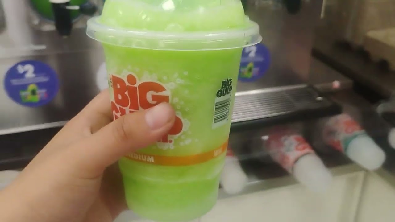 Sweet Lime Aide Slurpee from 7 Eleven in imperial Hwy in South Whittier Ca