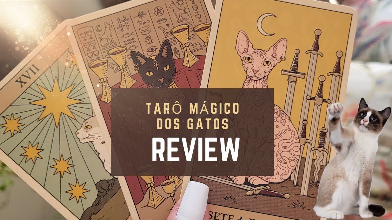 😻 TARÔ MÁGICO DOS GATOS REVIEW 😽 - #tarogato #taromagicodosgatos #reviewdeck