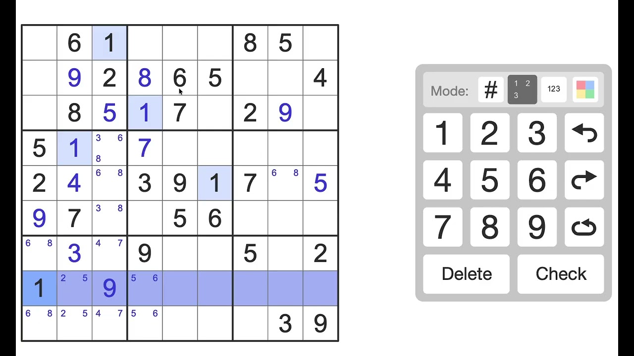 New York Times Sudoku Medium Solution for January 21, 2026