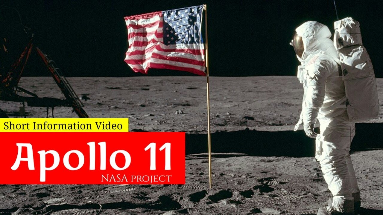 NASA's Project Apollo 11 [Short Information Video] #NASA #ApolloMission #Moonlanding #Spacestudy