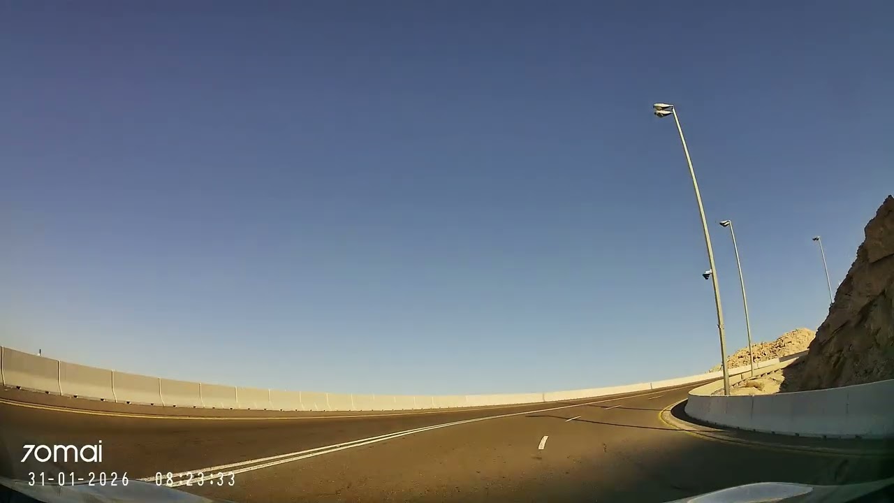 Curvy Mountain Road l Toyota GT86 l Jebel Hafeet Uphill (4K)