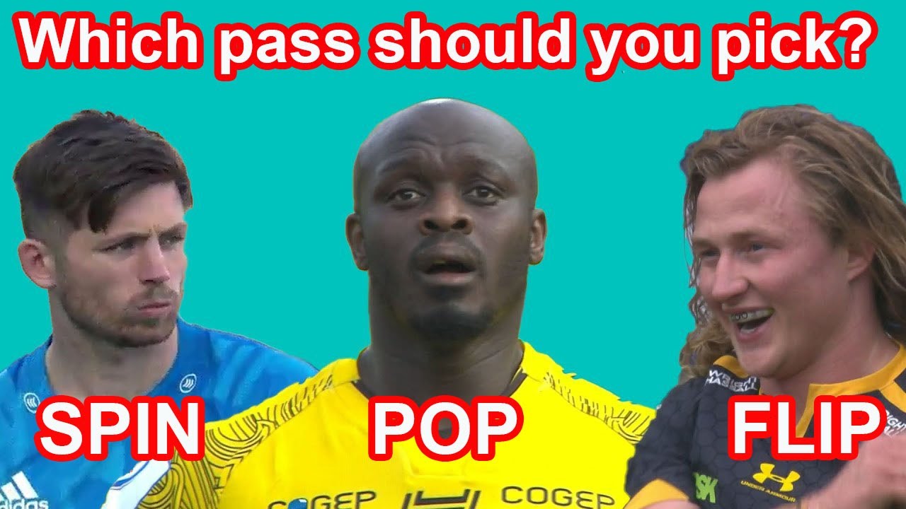 Picking the Pass: 3 different types of rugby pass and when to use them