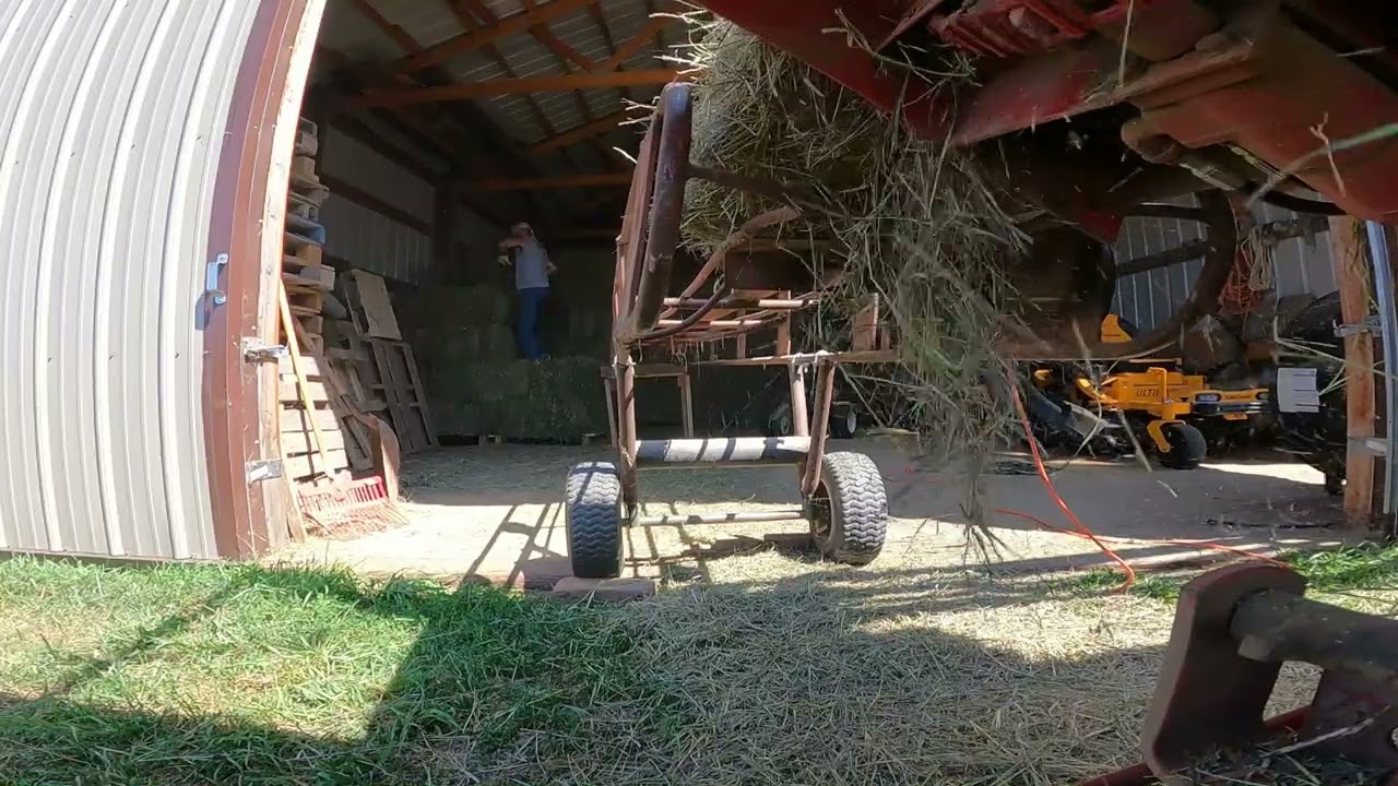 1012 single bale unload with issues