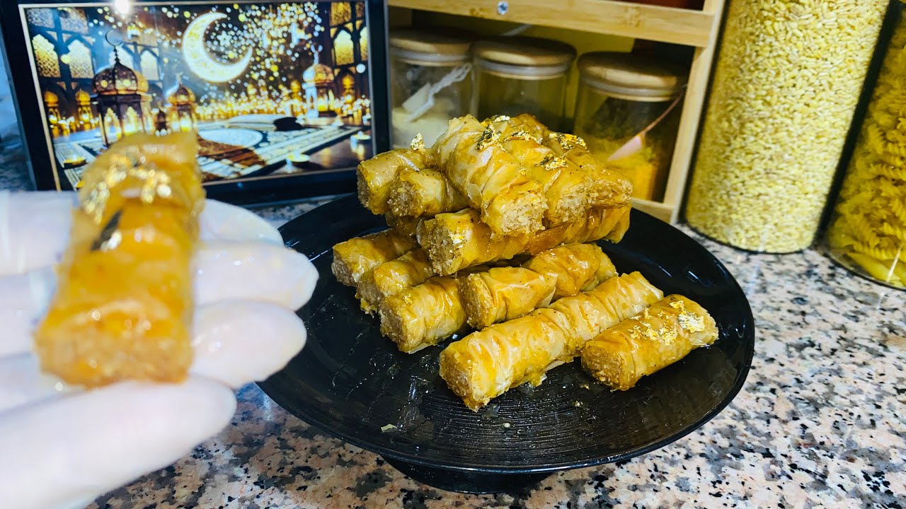 تحلية العيد المثالية: بقلاوة بورق الفيلو الهشة 👌👌