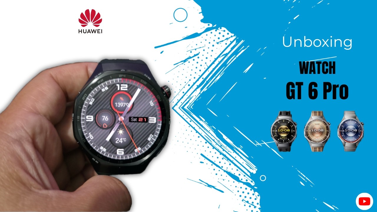 Unboxing Huawei Watch GT 6 Pro