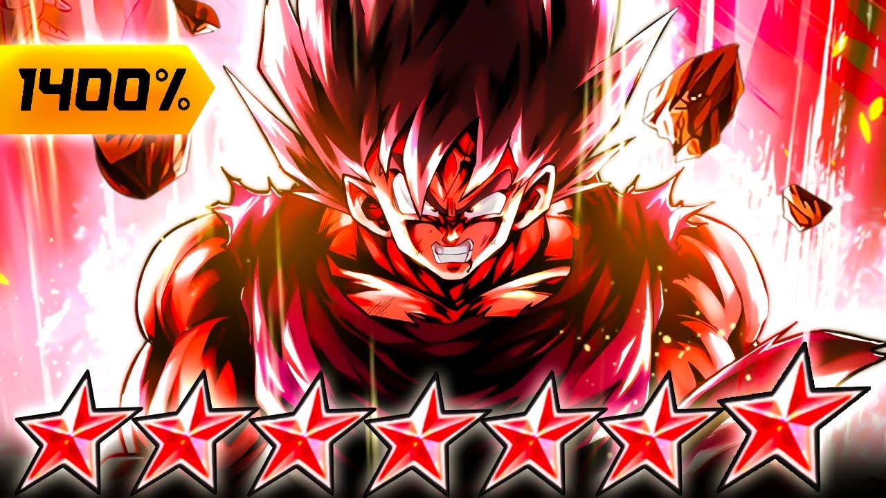 (Dragon Ball Legends) ZENKAI 7, 1400%, 14 STAR GRN KAIOKEN GOKU SOLOS TEAMS WITH HIS INFINITE VANISH