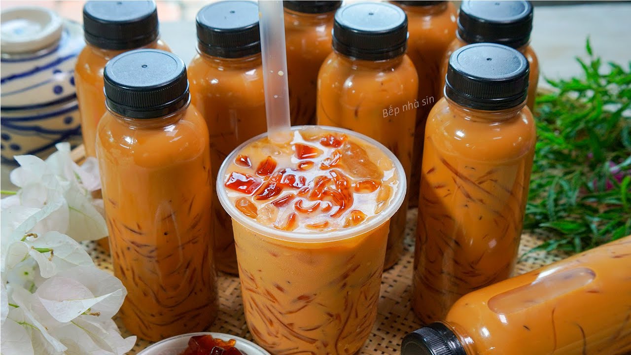 Cách làm TRÀ SỮA THÁI ĐỎ Thơm Béo làm để bán và kinh doanh