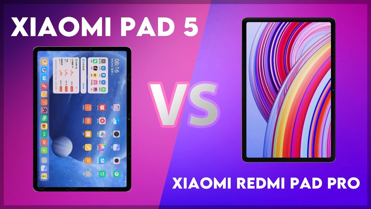 Xiaomi Pad 5 vs Xiaomi Redmi Pad Pro Technical Comparison